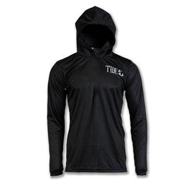 Black Hooded Fishing Jersey