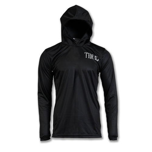 Black Hooded Fishing Jersey