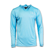 Load image into Gallery viewer, Blue Hooded Fishing Jersey