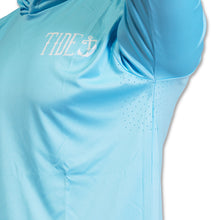 Load image into Gallery viewer, Blue Hooded Fishing Jersey