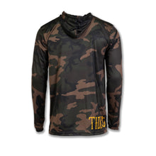 Load image into Gallery viewer, Camo Hooded Fishing Jersey