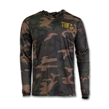 Load image into Gallery viewer, Camo Hooded Fishing Jersey