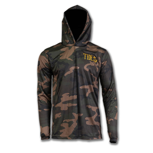 Camo Hooded Fishing Jersey
