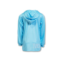 Load image into Gallery viewer, Kids Blue Hooded Fishing Jersey