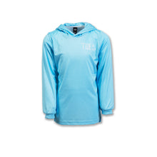 Load image into Gallery viewer, Kids Blue Hooded Fishing Jersey