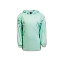 Load image into Gallery viewer, Kids Green Hooded Fishing Jersey