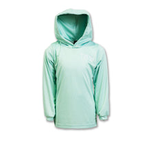 Load image into Gallery viewer, Kids Green Hooded Fishing Jersey