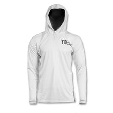 Load image into Gallery viewer, White Hooded Fishing Jersey